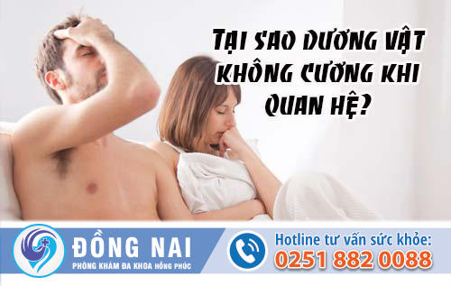 Lý giải tại sao dương vật không cương khi quan hệ